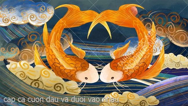 cap ca cuon dau va duoi vao nhau